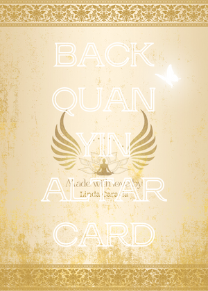 Radiance Embraced - Quan Yin Altar Card